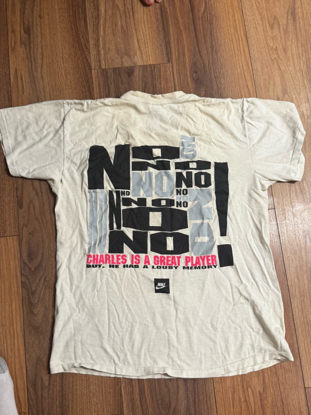 Vintage Nike Charles Barkley tshirt medium rare !!!